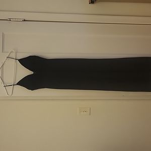 Black 3/4 juniors long dress